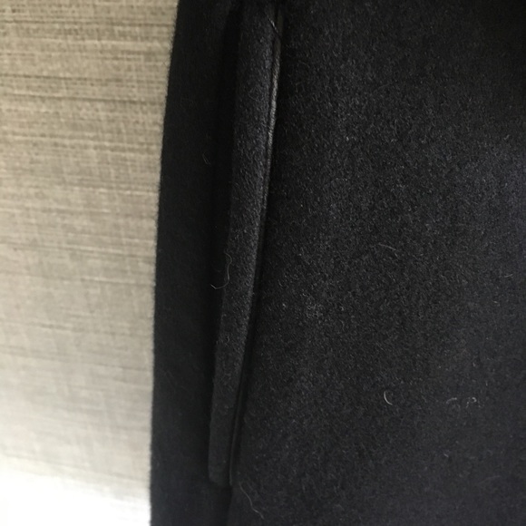 Black Belted Coat Size S By Laundry By Design - Picture 3 of 7